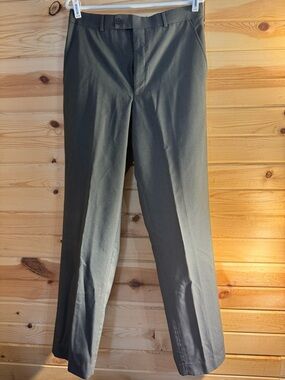 Men's Classic Dress Pants in Dark Gray